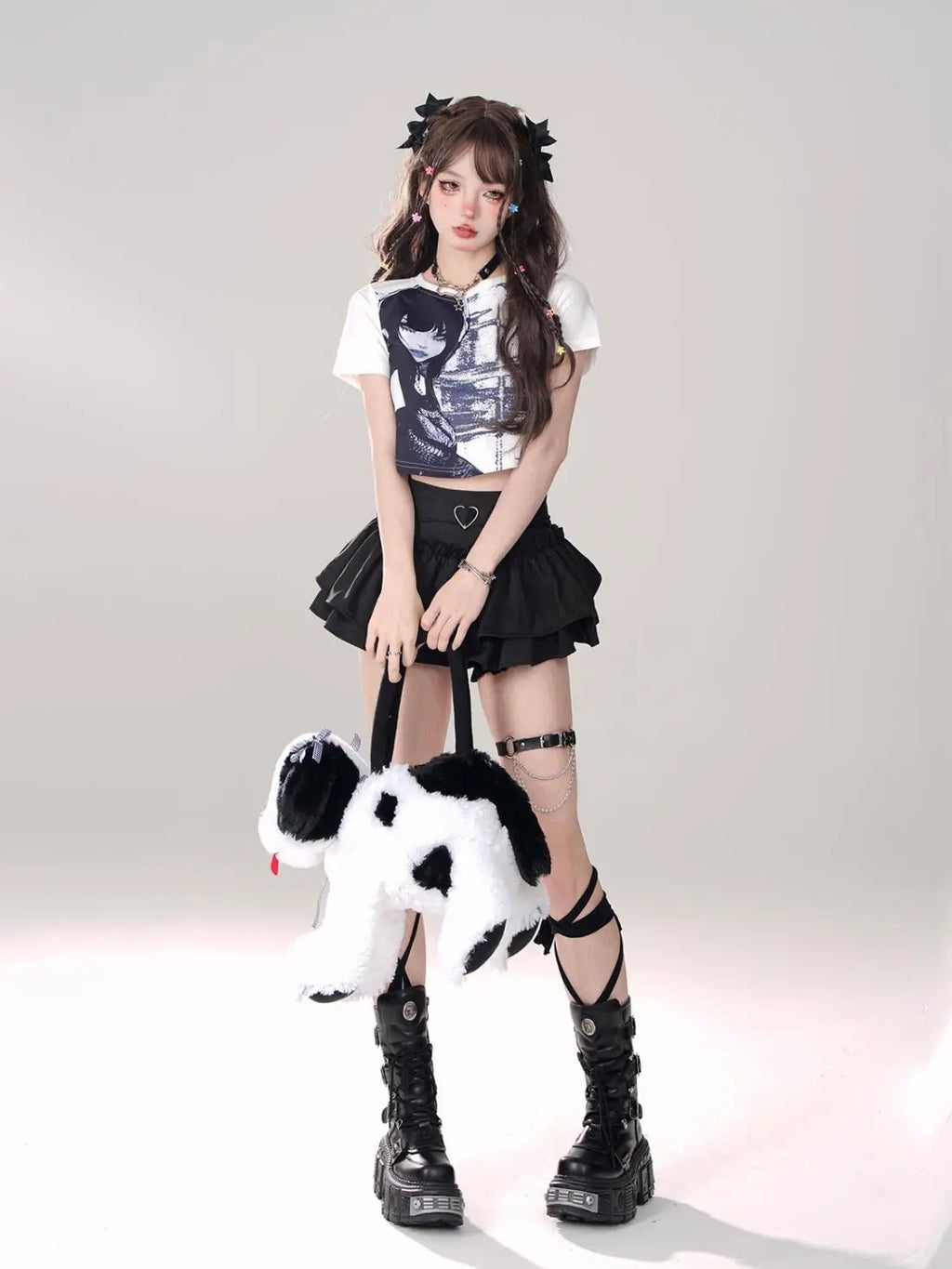 Skirts Women Ruffles A-line High Waist Chic Design Unique Korean Fashion Streetwear Gothic Summer Sweet Hot Girls Prevalent Y2k