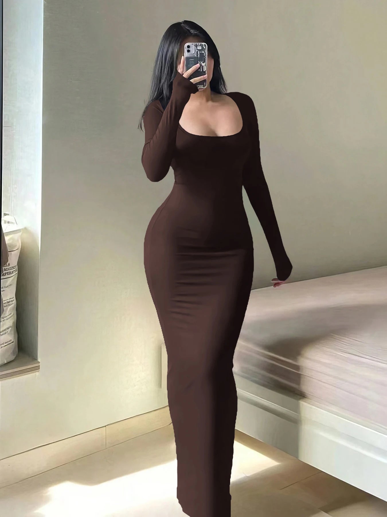 Long Sleeve Bodycon Dress