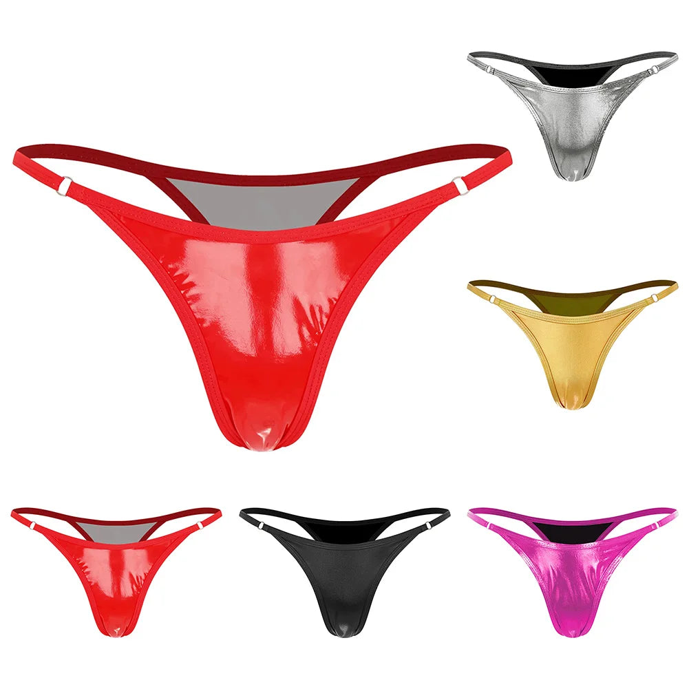 1pc Womens New Sexy Lingerie Sequins Thong Low Waist Seamless Panties Quick-drying Breathable Brazilian Swim Trunks