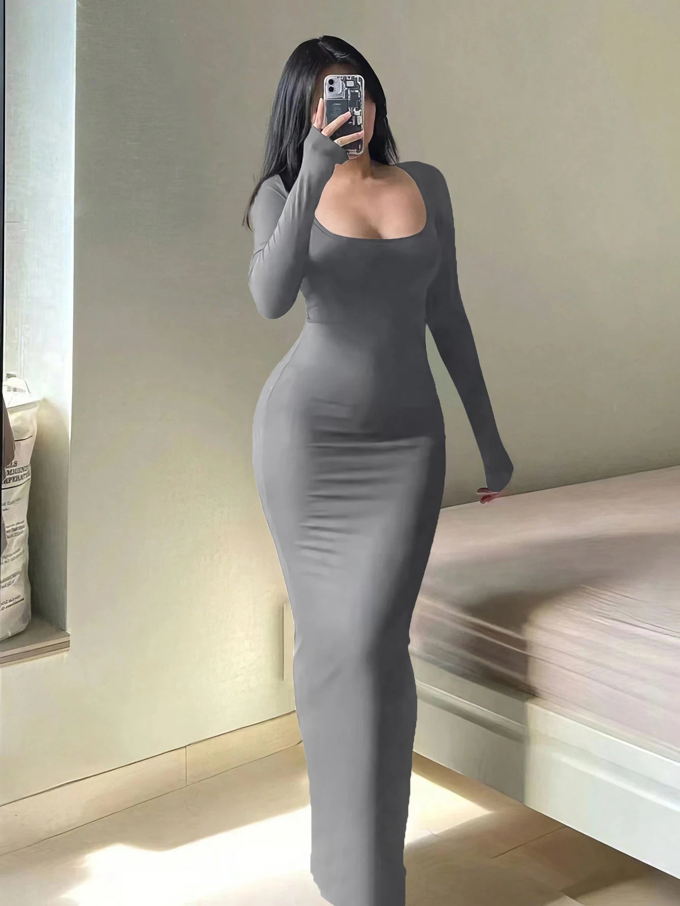 Long Sleeve Bodycon Dress