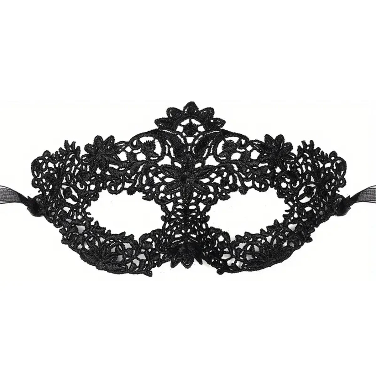 Elegant Masquerade Black & Lace Mask (His & Hers)