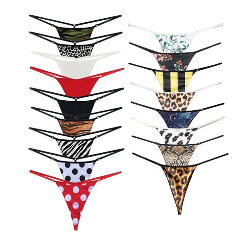 17 Colors!! Mini Sexy Women Panties G String Tanga S-XL Charming Thong Ladies Thin Belt Fitness Seamless T-back Underwear