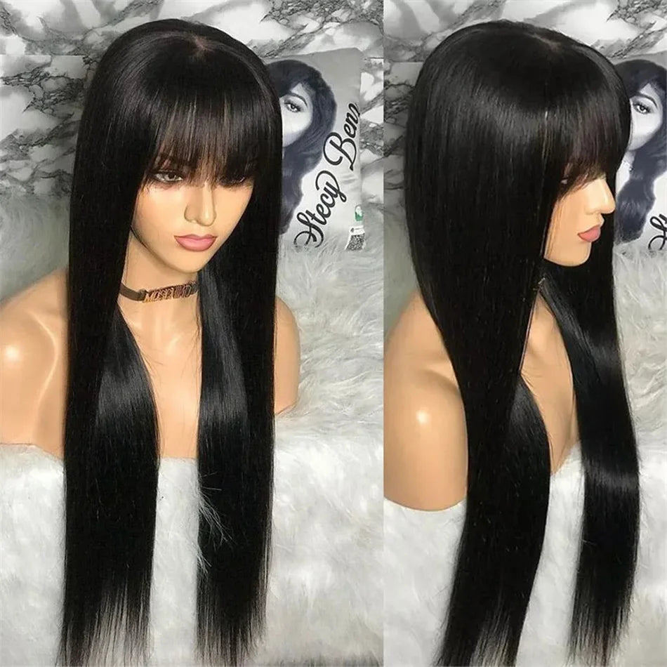 100% Natural Sexy Super Long Straight Hair Wig