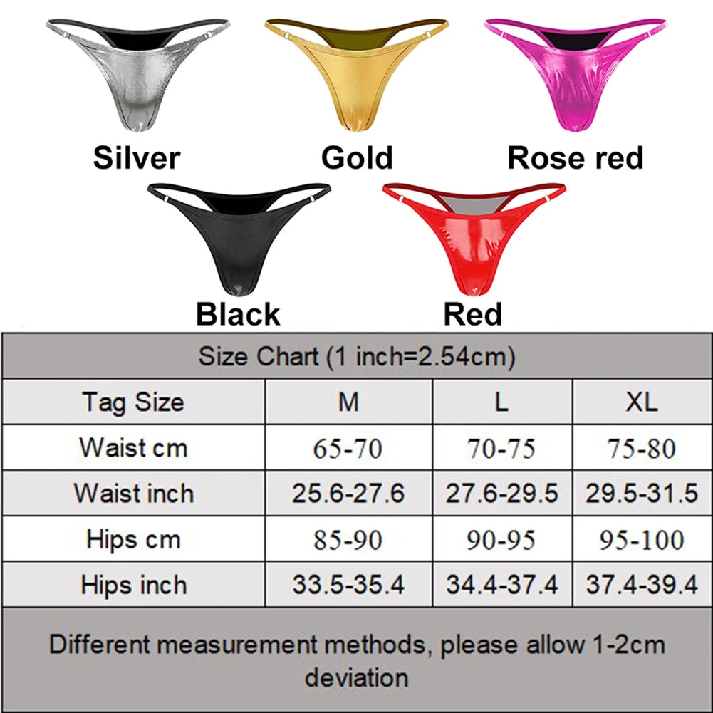 1pc Womens New Sexy Lingerie Sequins Thong Low Waist Seamless Panties Quick-drying Breathable Brazilian Swim Trunks