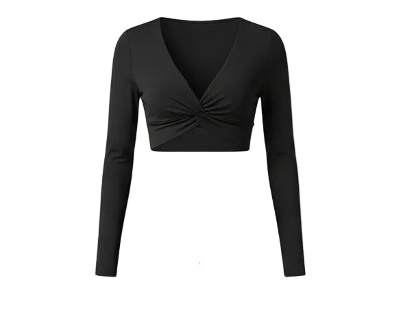 Yoga Long Sleeve Crop Top