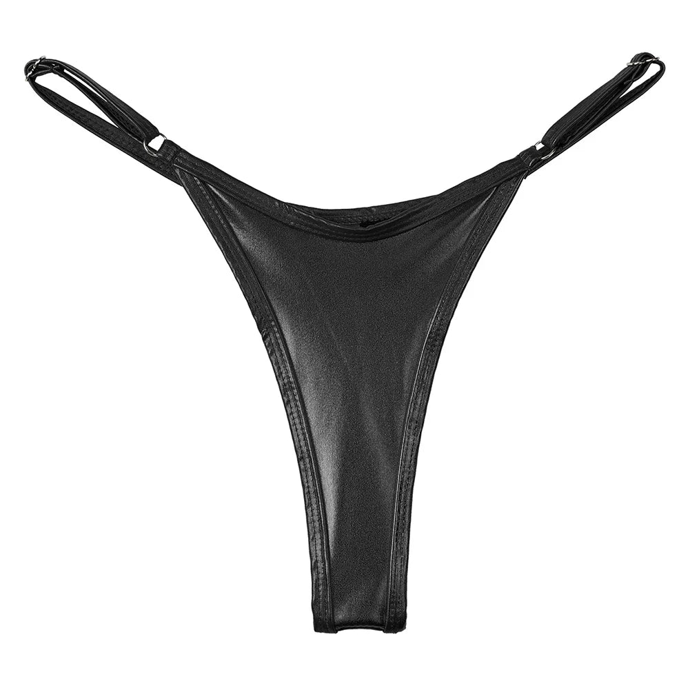 1pc Womens New Sexy Lingerie Sequins Thong Low Waist Seamless Panties Quick-drying Breathable Brazilian Swim Trunks