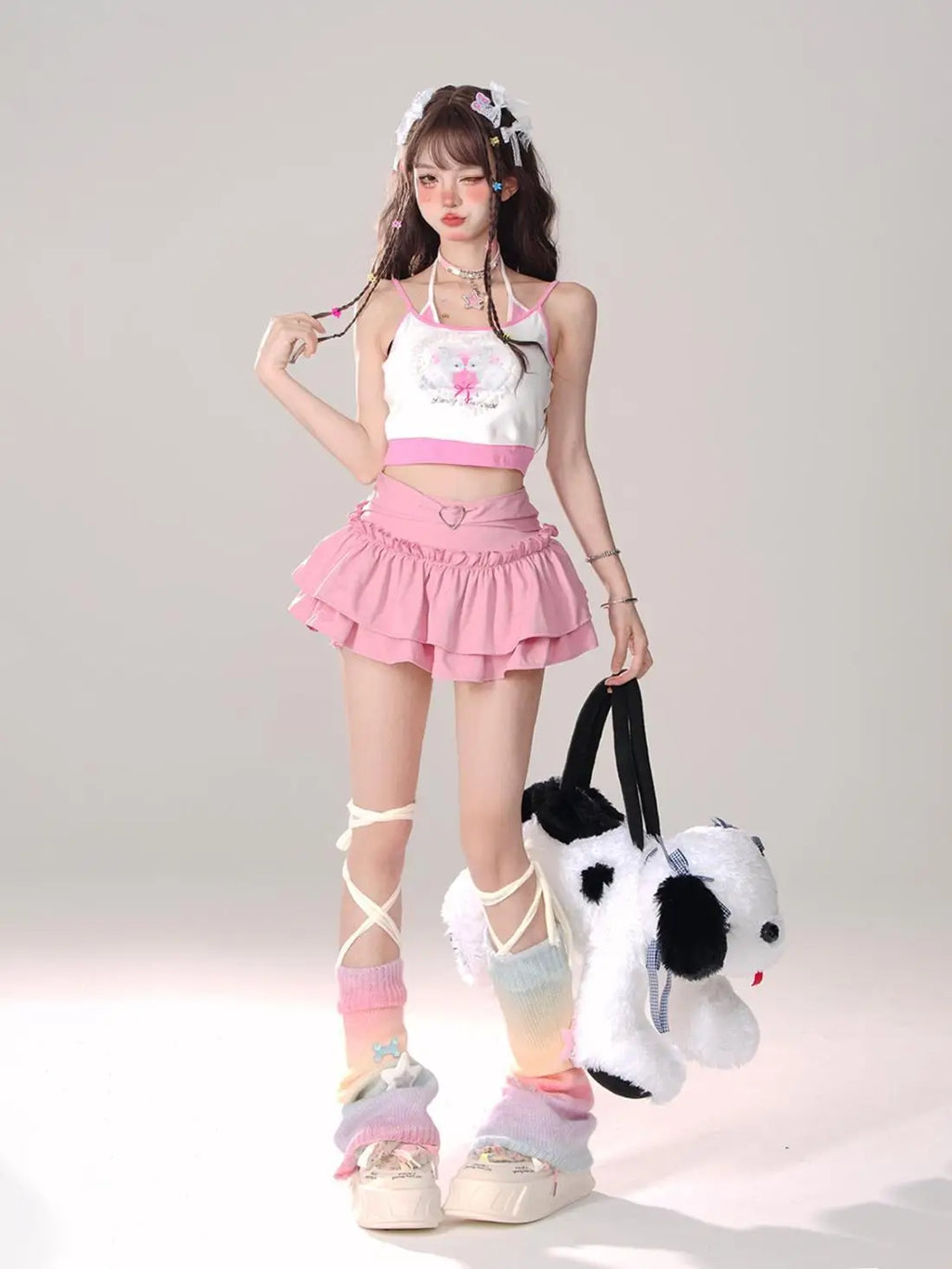 Skirts Women Ruffles A-line High Waist Chic Design Unique Korean Fashion Streetwear Gothic Summer Sweet Hot Girls Prevalent Y2k