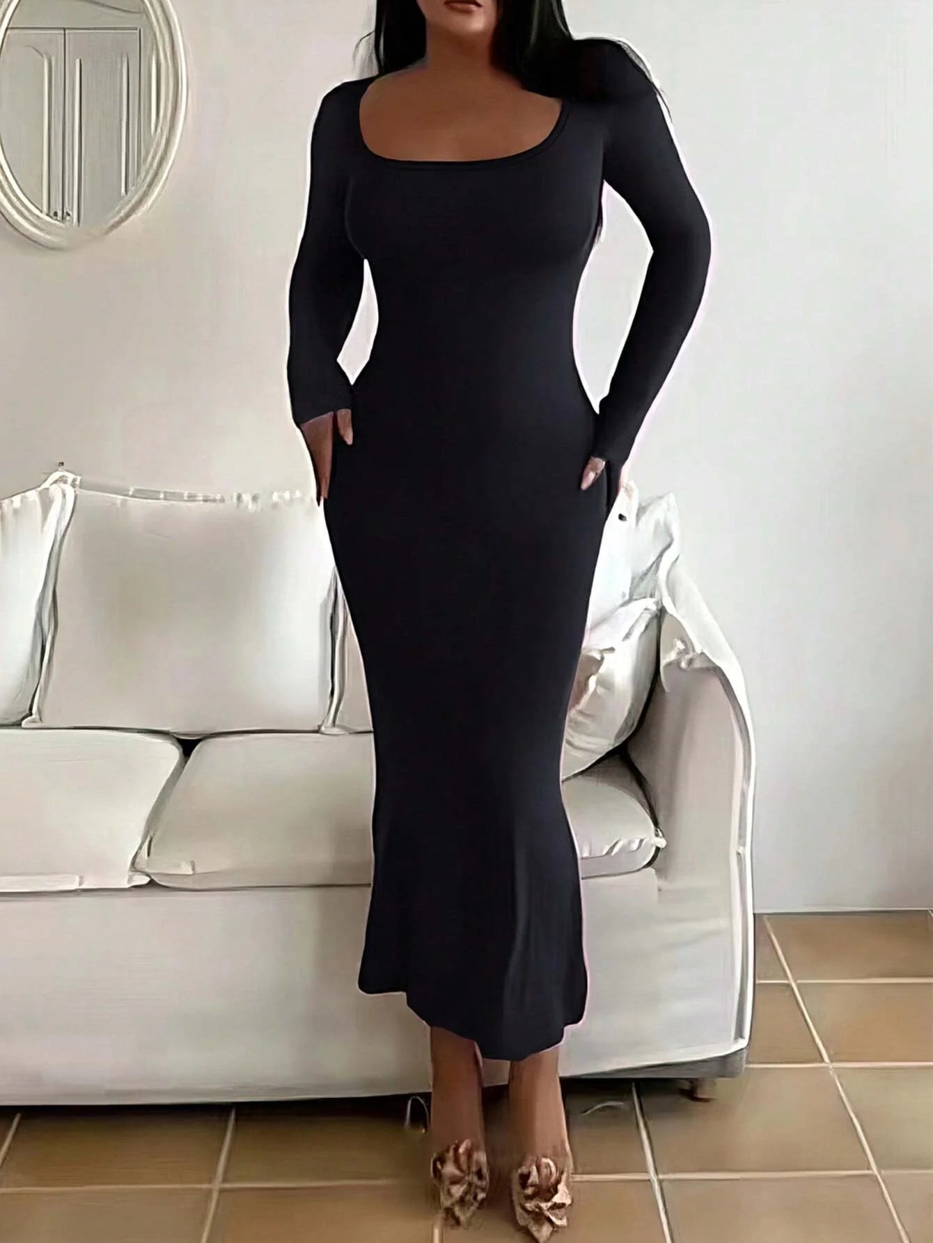 Long Sleeve Bodycon Dress