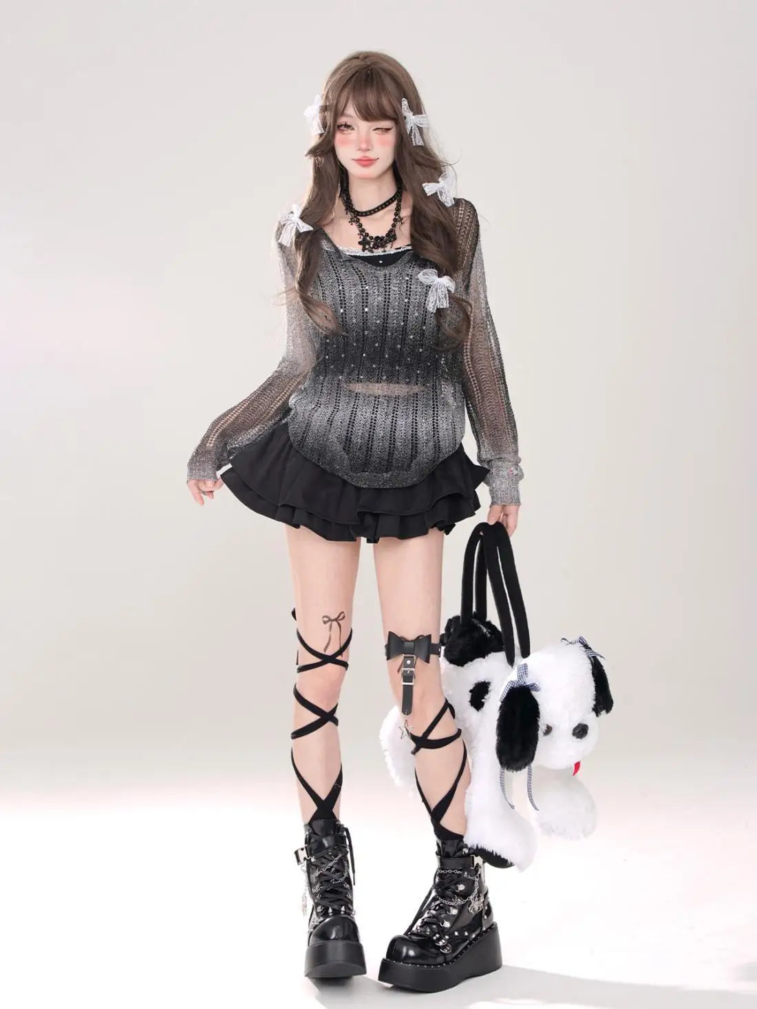 Skirts Women Ruffles A-line High Waist Chic Design Unique Korean Fashion Streetwear Gothic Summer Sweet Hot Girls Prevalent Y2k